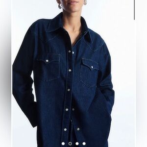 LIKE NEW - COS Denim shirt (Women-Size36).